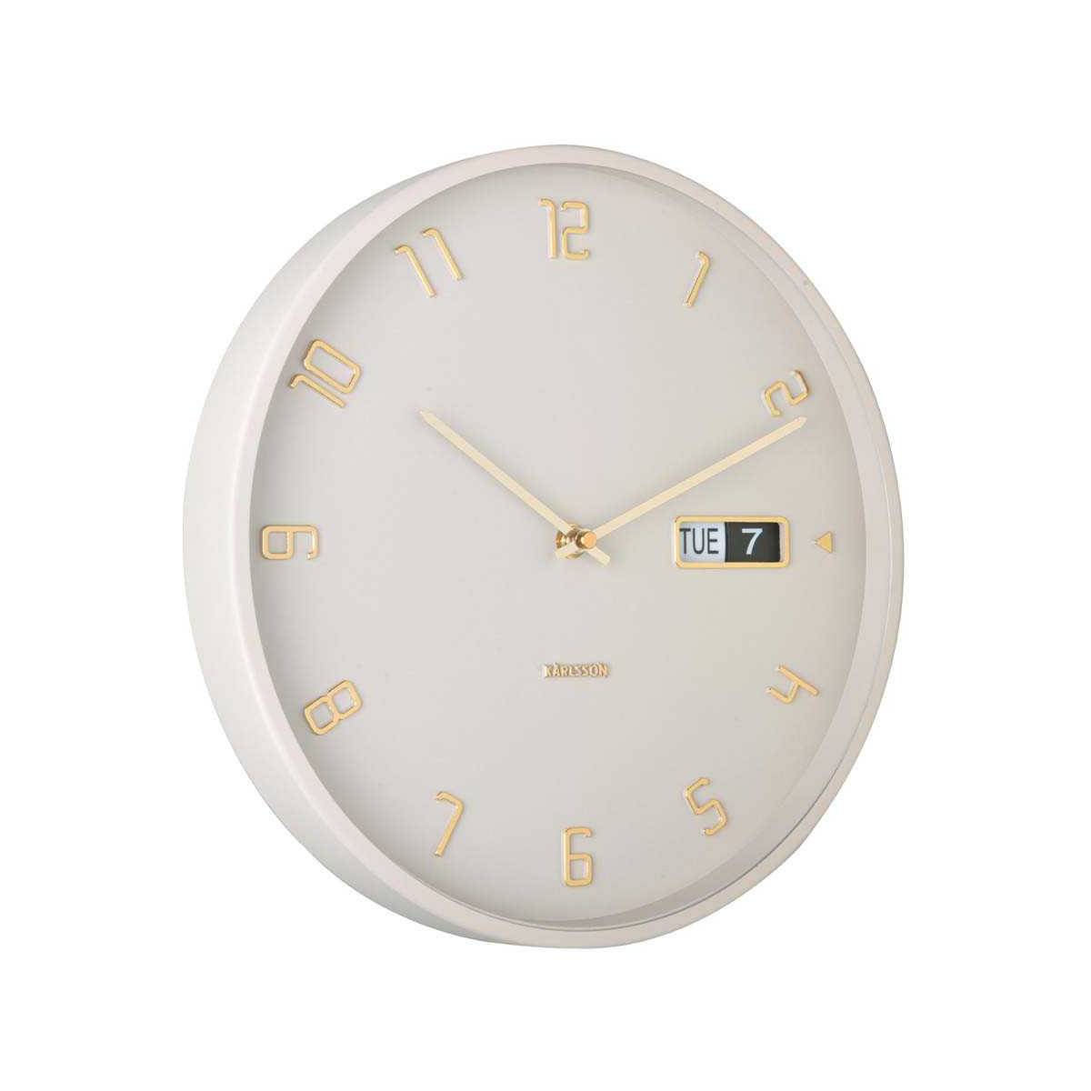 Karlsson - Horloge murale en aluminium Flip - Imagen 1