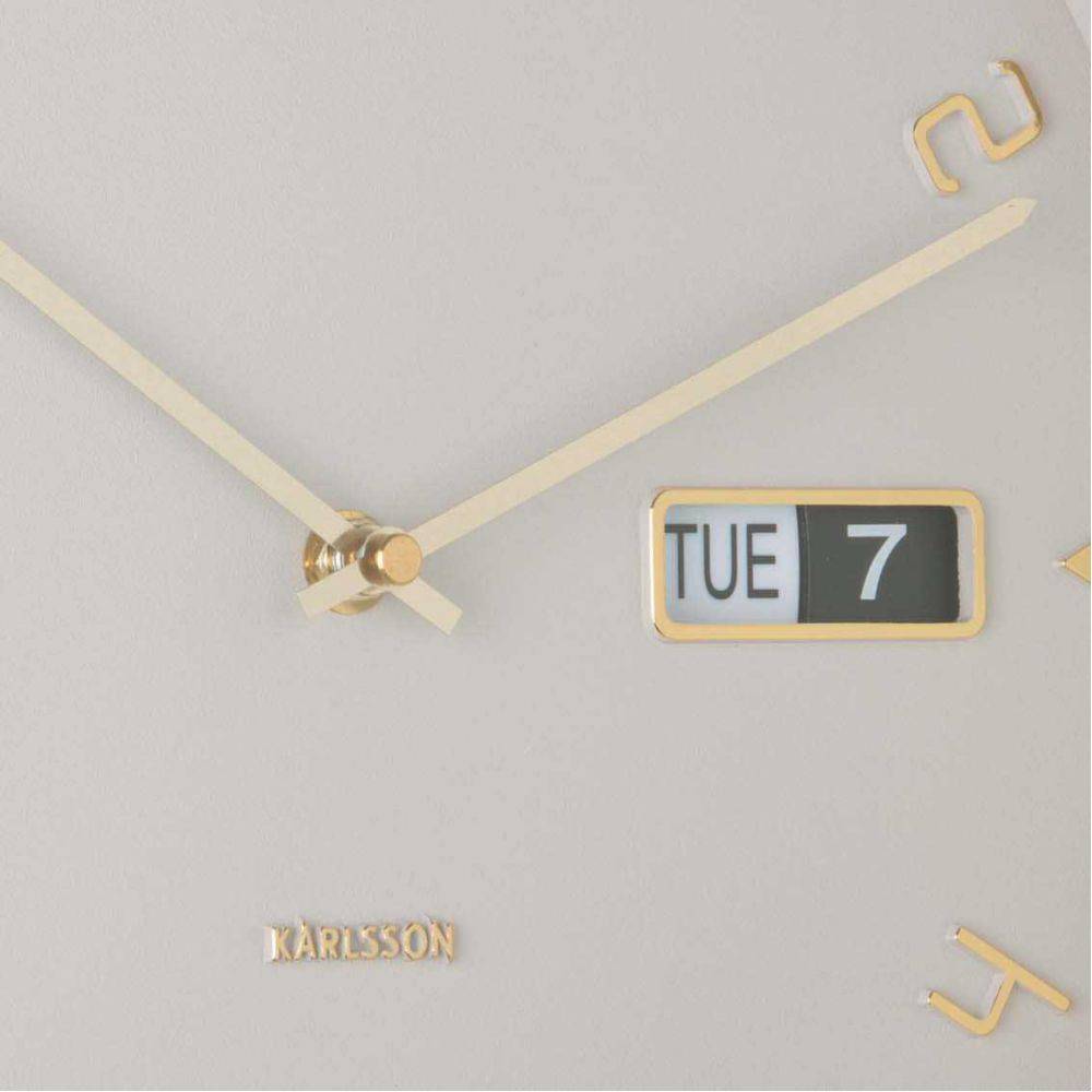 Karlsson - Horloge murale en aluminium Flip - Imagen 4