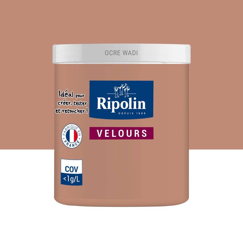 Ripolin - Testeur peinture ocre wadi velours Interieur RIPOLIN 75 ml - Image 1