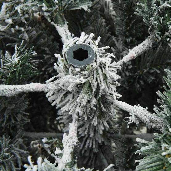 Vidaxl - Sapin de Noël Artificiel à Branches Articulées Blanc 180 cm vidaXL 3397480 - Image 10
