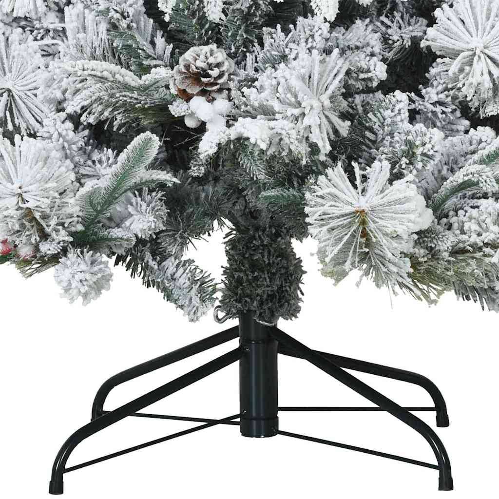 Vidaxl - Sapin de Noël Artificiel à Branches Articulées Blanc 180 cm vidaXL 3397480 - Image 9