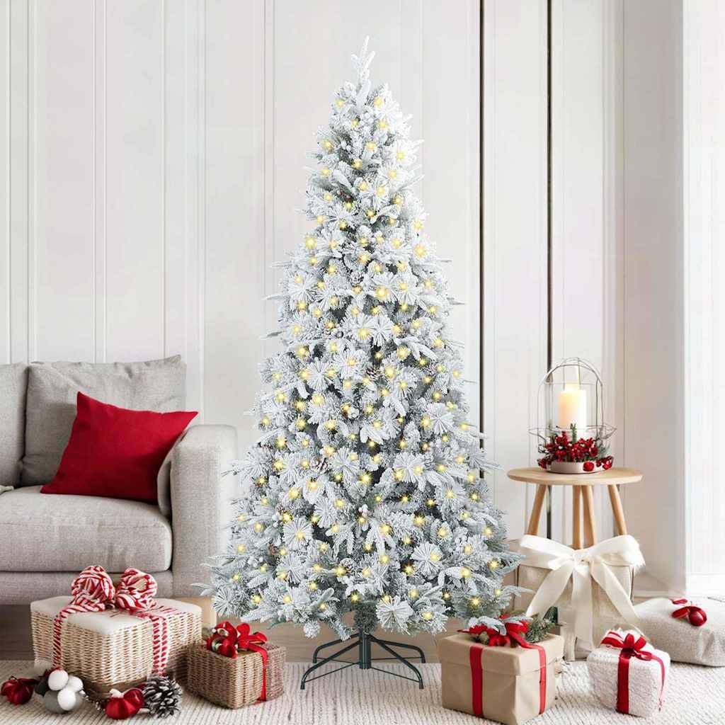 Vidaxl - Sapin de Noël Artificiel à Branches Articulées Blanc 180 cm vidaXL 3397480 - Image 1