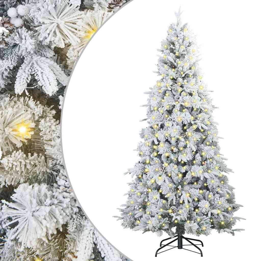 Vidaxl - Sapin de Noël Artificiel à Branches Articulées Blanc 180 cm vidaXL 3397480 - Image 2