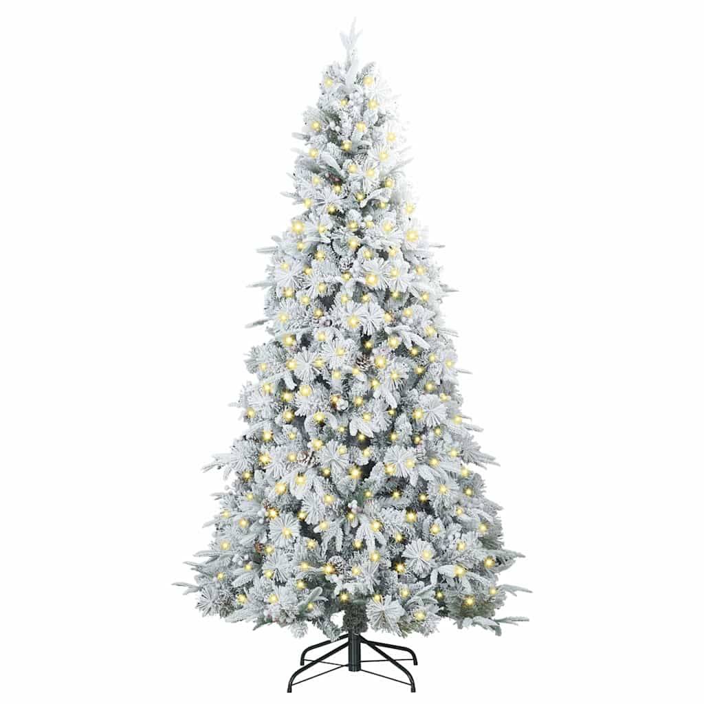 Vidaxl - Sapin de Noël Artificiel à Branches Articulées Blanc 180 cm vidaXL 3397480 - Image 4
