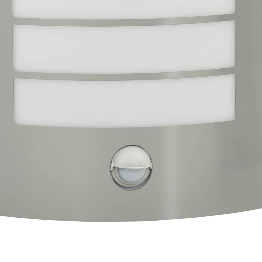2pcs Appliques murales extérieures - Lampes murales extérieures Argent 23,5 x 10,5 x 26 cm g11 - Image 9