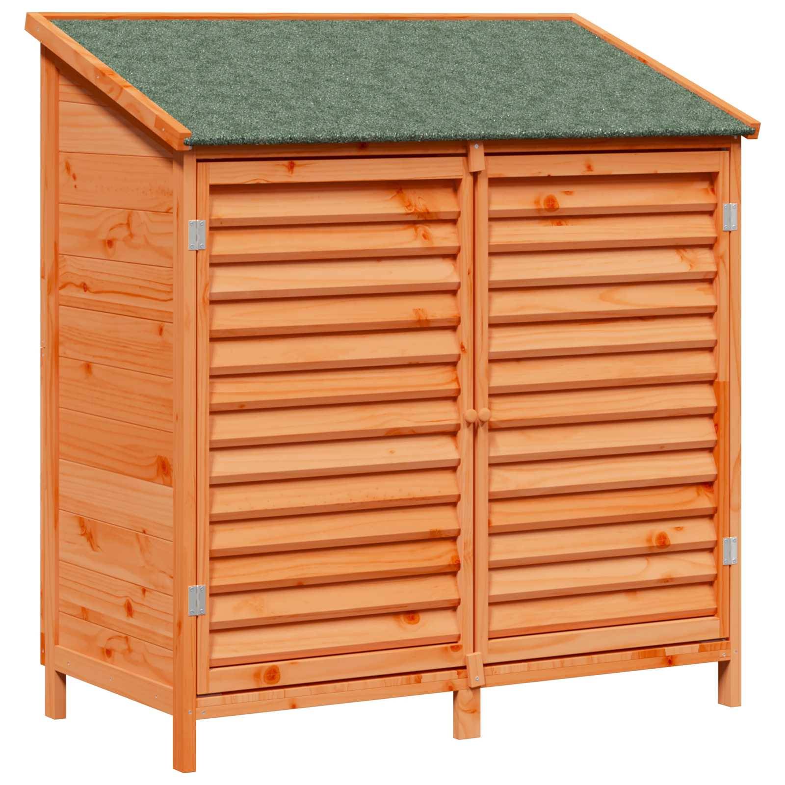 Vidaxl - Abri de jardin Marron 106 x 56 x 113,5 cm Bois de Sapin Massif vidaXL 42033459 - Image 2