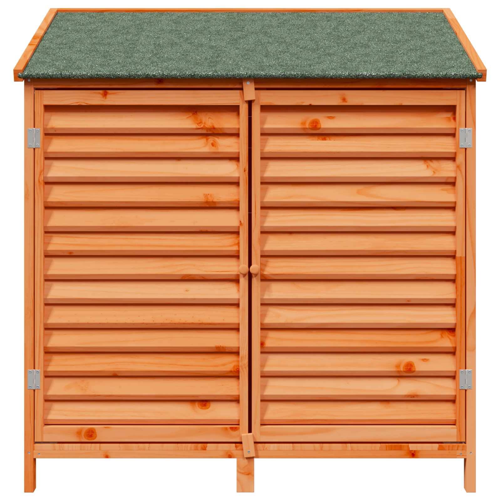 Vidaxl - Abri de jardin Marron 106 x 56 x 113,5 cm Bois de Sapin Massif vidaXL 42033459 - Image 6