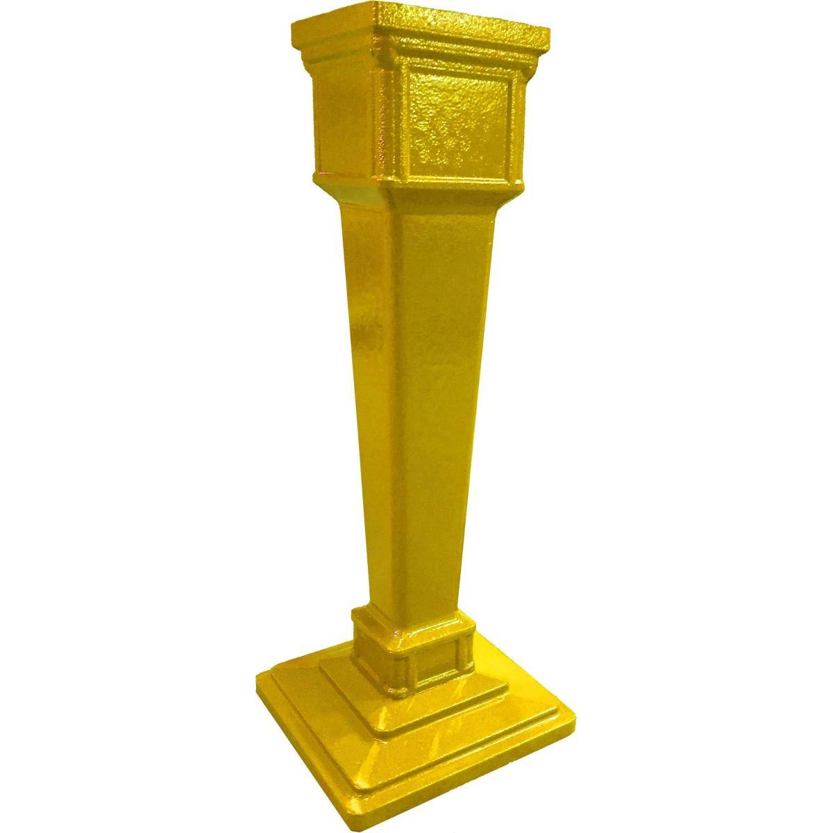 La Boite Jaune - Colonne pour boîte aux lettres en aluminium grand modèle 1950 - Imagen 1