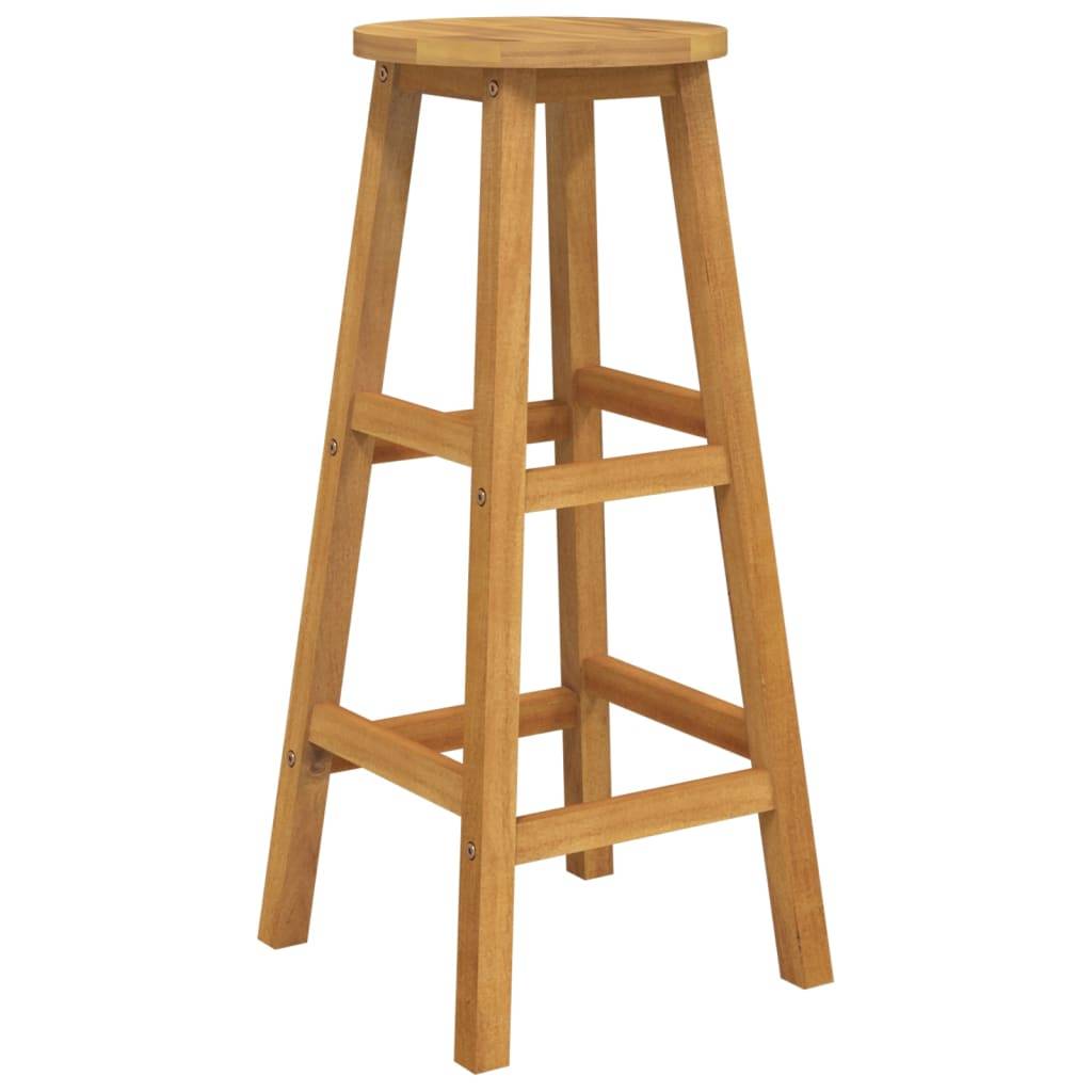 Maison Chic - Ensemble de 5 pcs bar de jardin - Mobilier d'extérieur - Mobilier de jardin bois d'acacia solide-JU2153 - Image 6