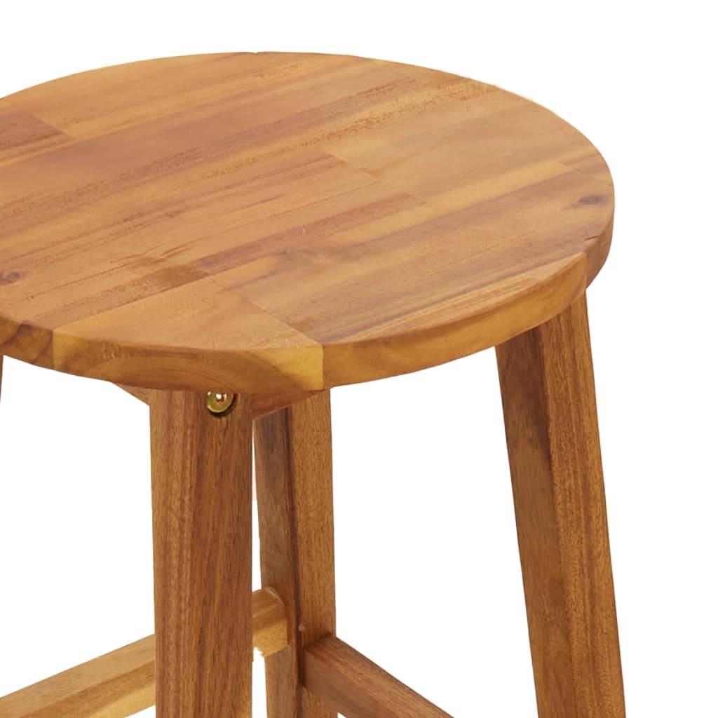Maison Chic - Ensemble de 5 pcs bar de jardin - Mobilier d'extérieur - Mobilier de jardin bois d'acacia solide-JU2153 - Image 9