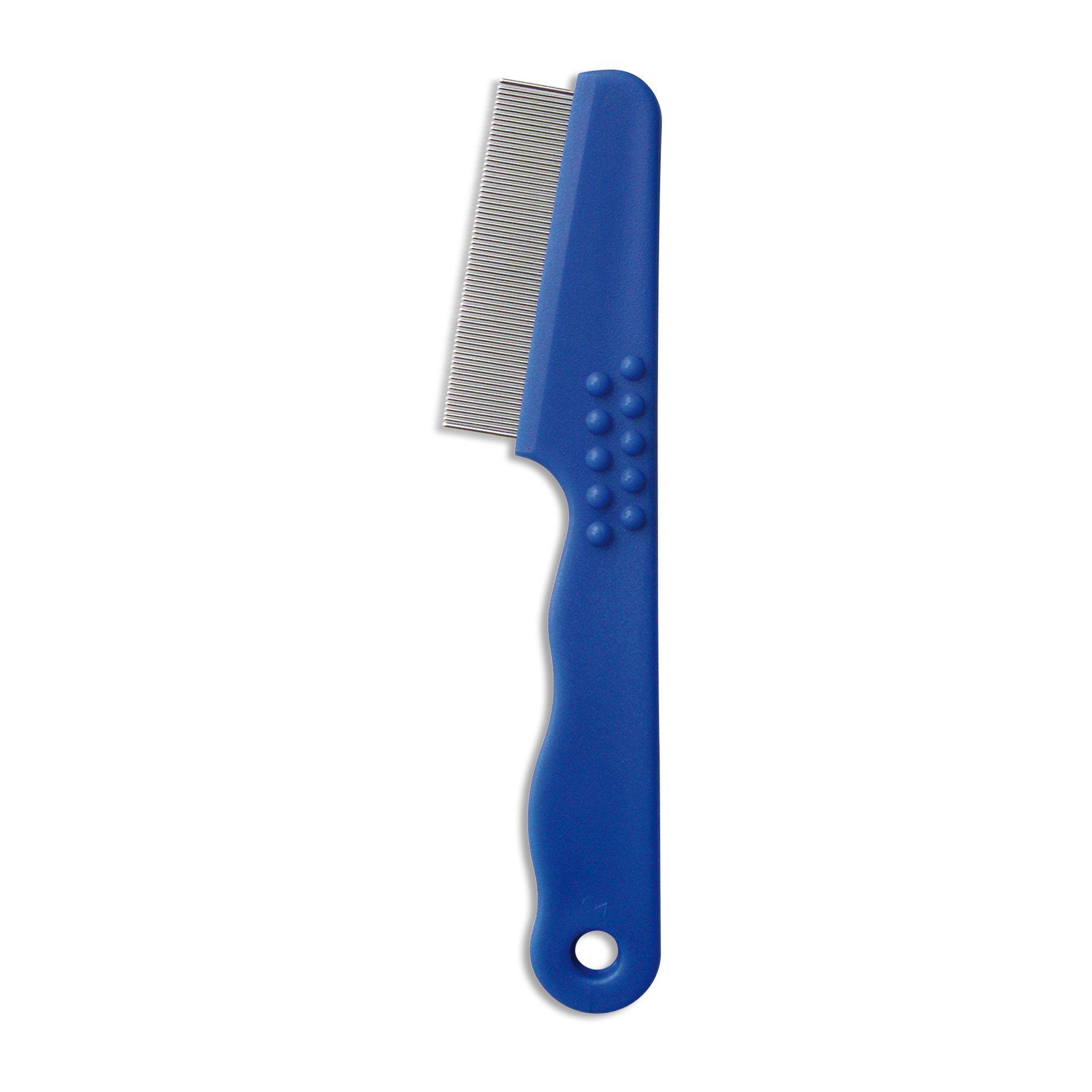 Peigne anti-puces avec manche plastique IDEALDOG
