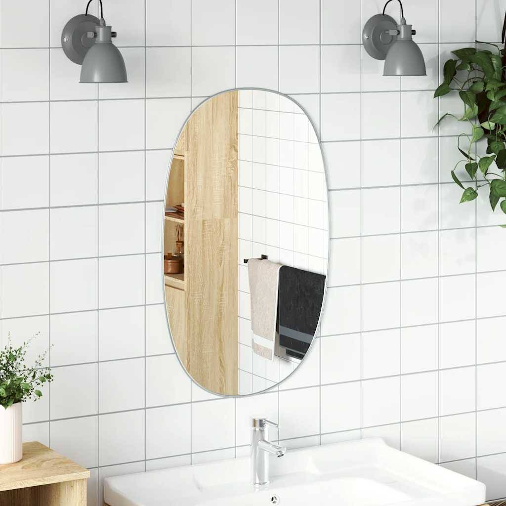 Maison Chic - Miroir mural Argenté 80x50 cm Maison Chic - Image 3