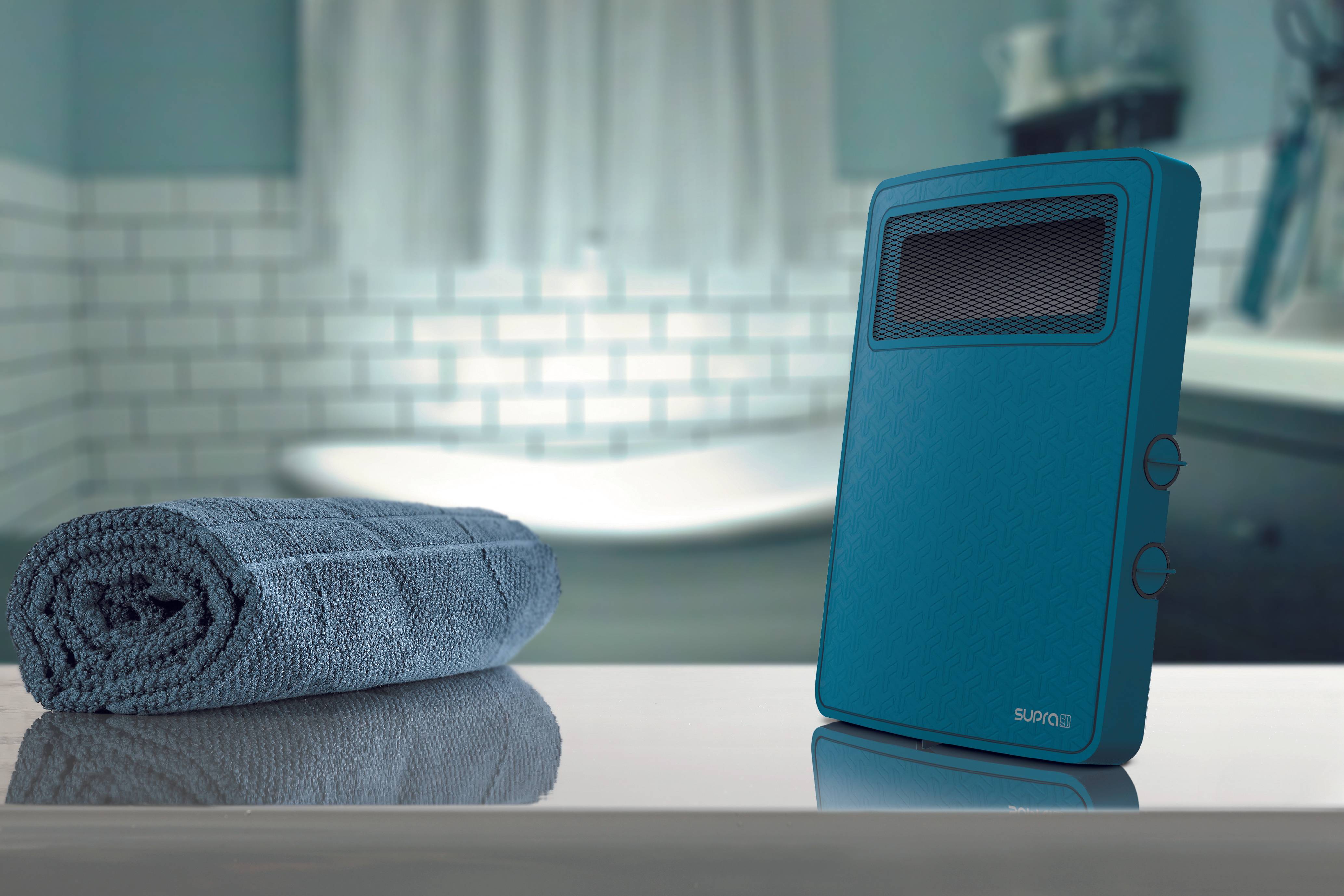 Supra - Chauffage soufflant 2000w bleu ETNO GRAPHIK BLEU CAPRI Supra - Imagen 2
