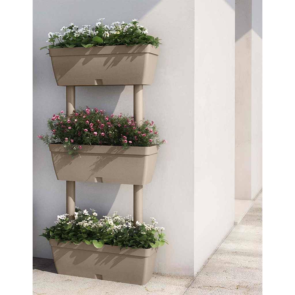 Vidaxl - Jardinières 6 pcs 100 cm Taupe vidaXL 151825 - Image 1
