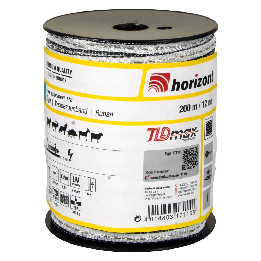 Horizont - Ruban TURBOMAX 12 mm / 200 m HORIZONT