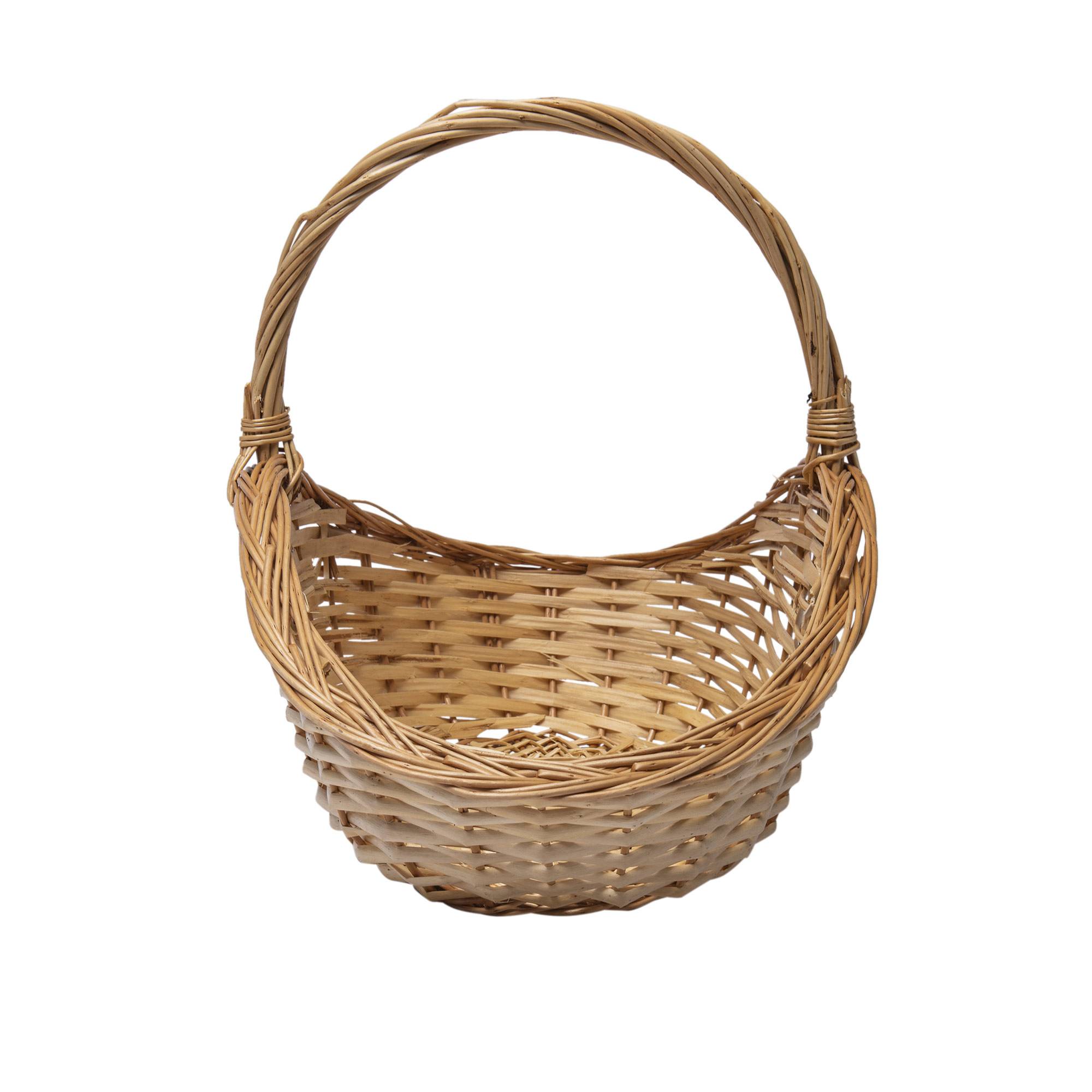 Panier à bûches en osier WERKA PRO - 50 x 30 x H. 8/20 cm - Image 3