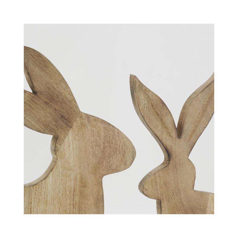 Aubry Gaspard - Décors lapins en manguier naturel (lot de 2) - Imagen 3