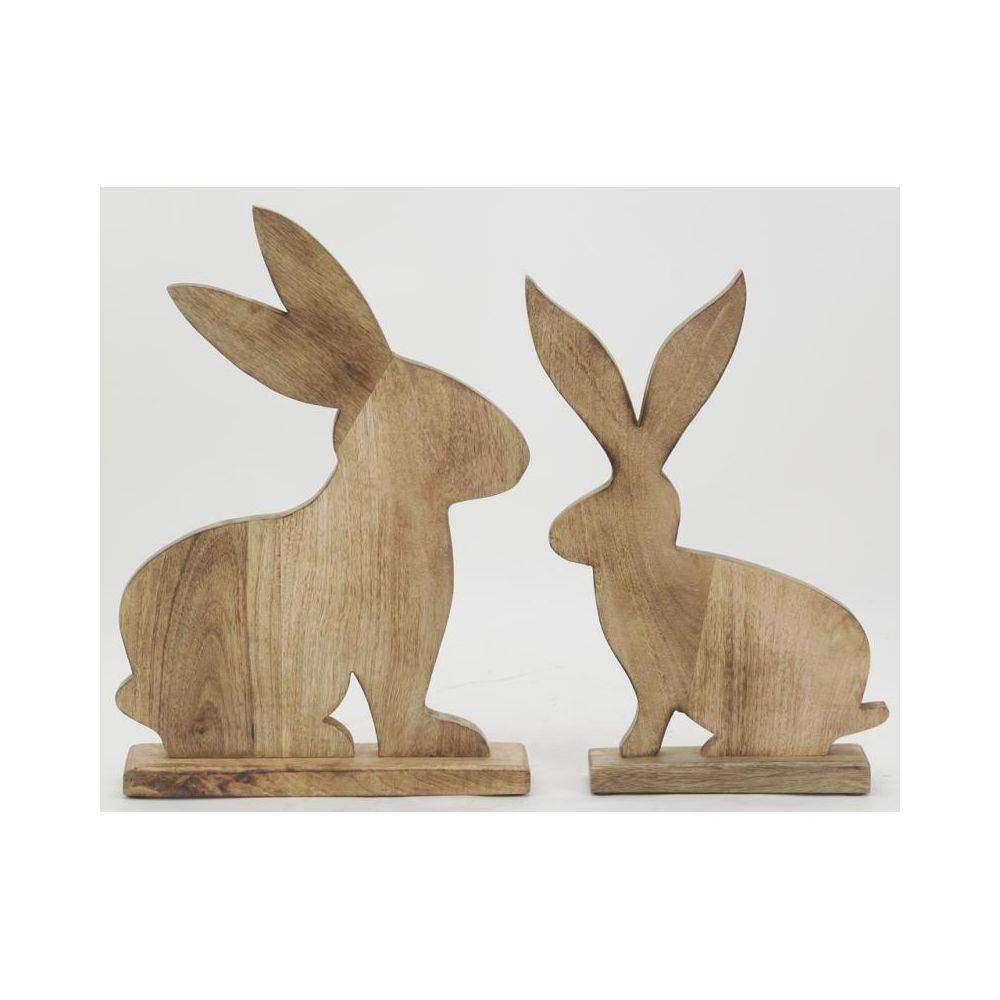 Aubry Gaspard - Décors lapins en manguier naturel (lot de 2) - Imagen 4