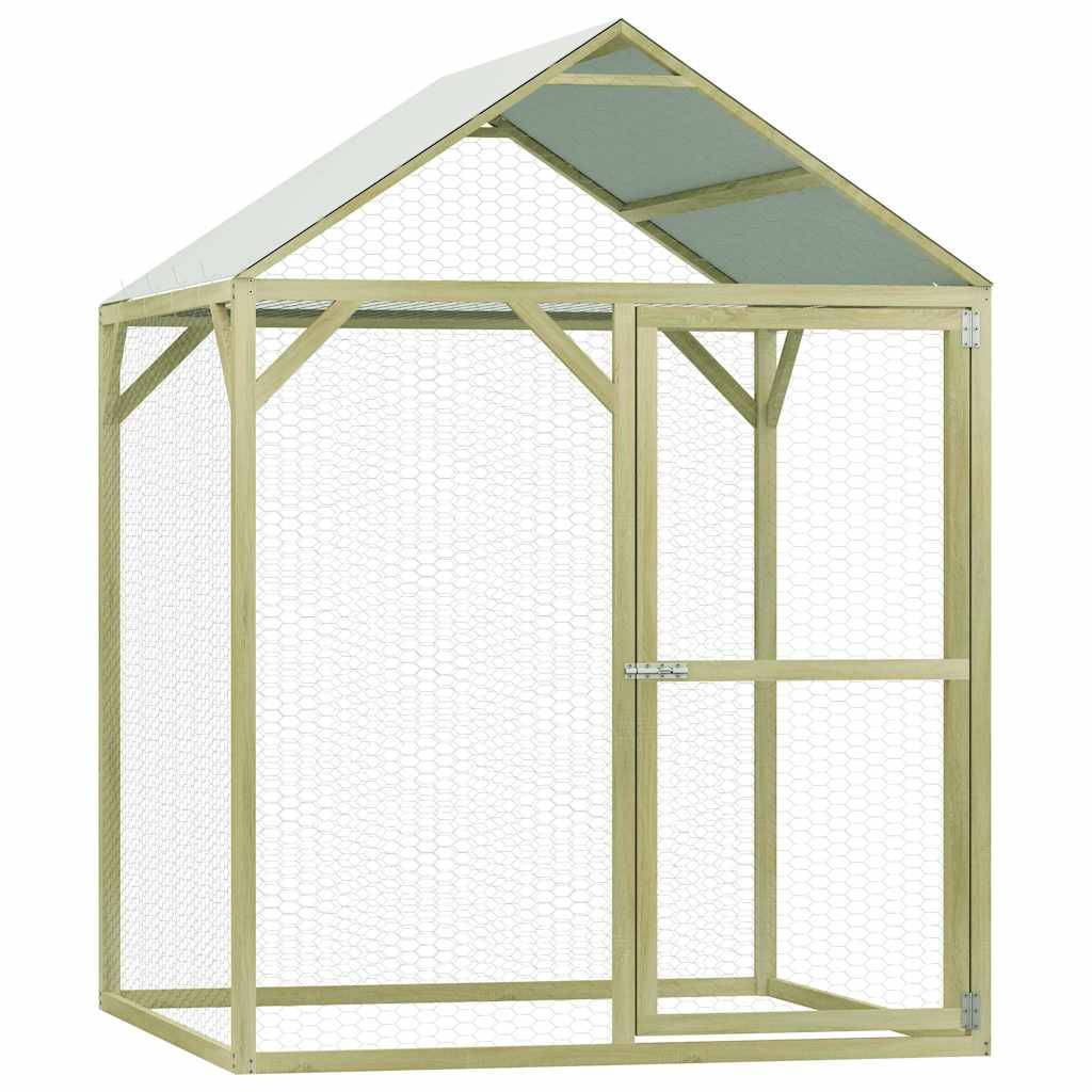 Vidaxl - Poulailler 1,5x1,5x2 m Pinède imprégnée vidaXL 278399 - Imagen 1