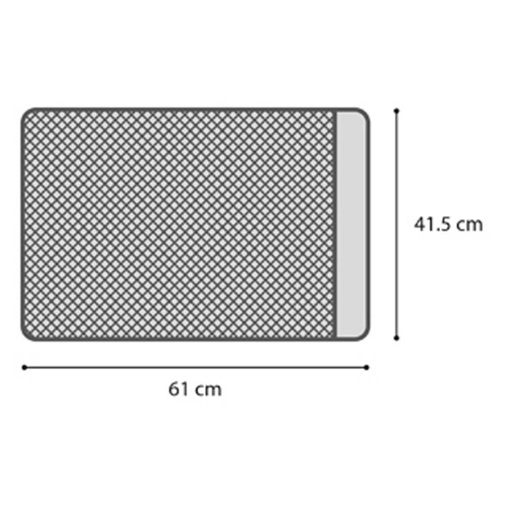 Tapis pour bac a litière noir 61 x 41,5 x 1,3 cm  pour chat - Imagen 4