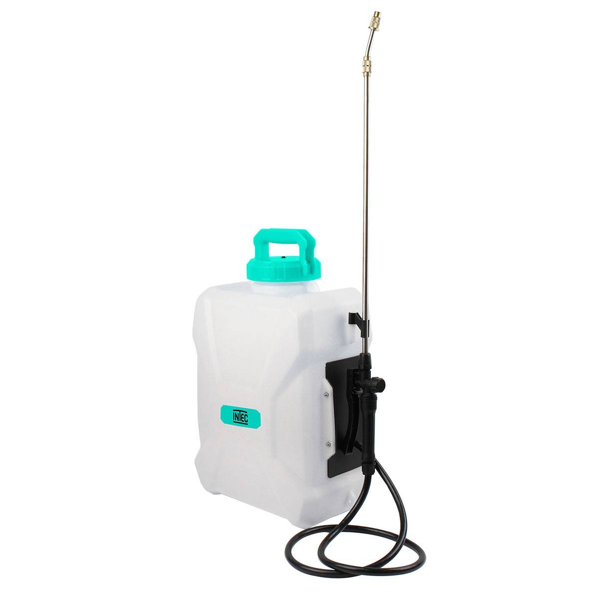 Intec - Pulvérisateur à batterie 20V 12L 5 Bar + 2 Batteries lithium 4.0Ah + Chargeur + 2 Lances Fibre et Inox + 4 buses INTEC - Imagen 10