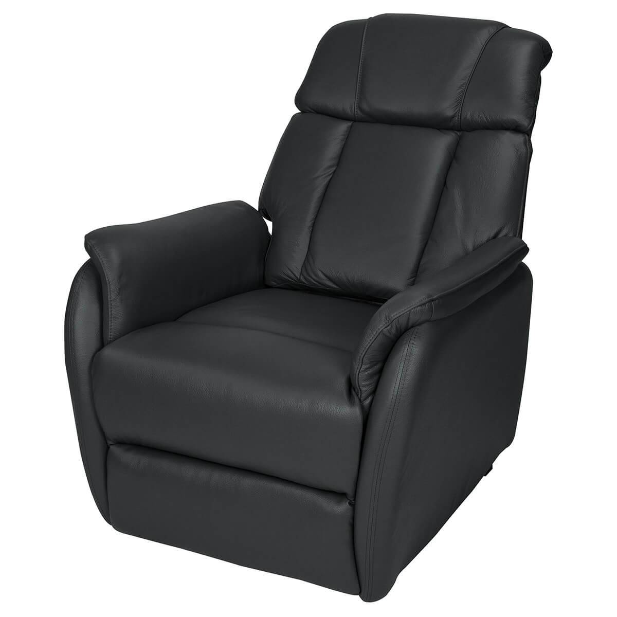 ALTOBUY - Fauteuil Relax et Releveur Electrique Cuir Noir - TAMISE - Image 6