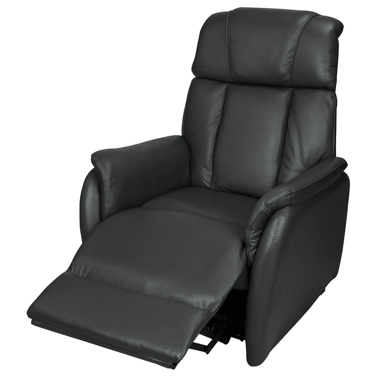 ALTOBUY - Fauteuil Relax et Releveur Electrique Cuir Noir - TAMISE - Image 2
