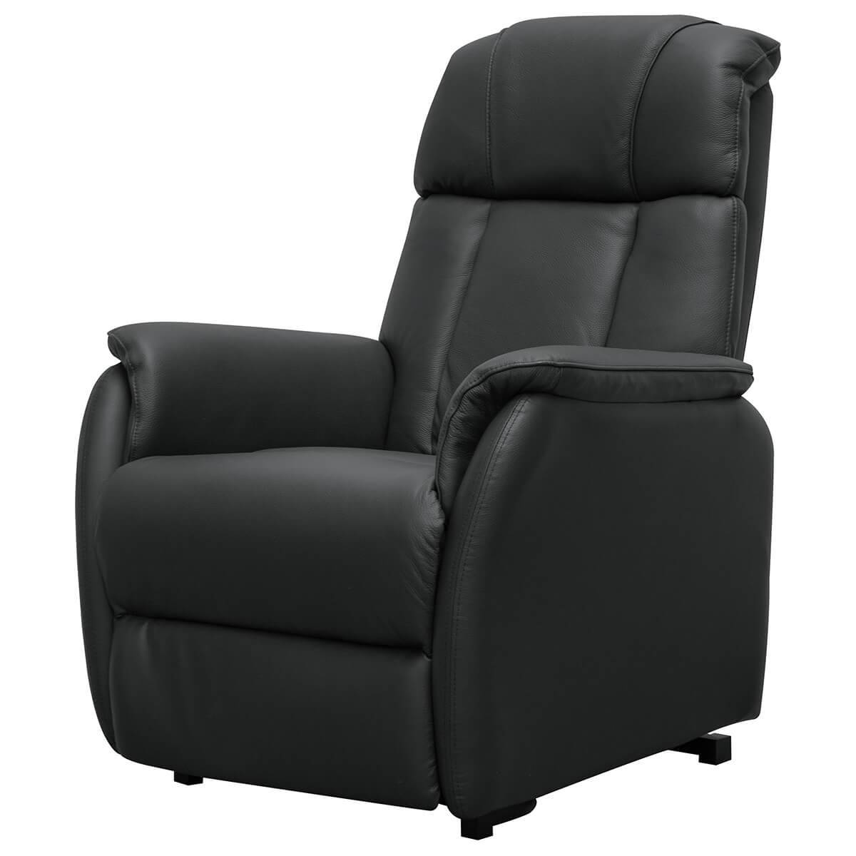 ALTOBUY - Fauteuil Relax et Releveur Electrique Cuir Noir - TAMISE - Image 4