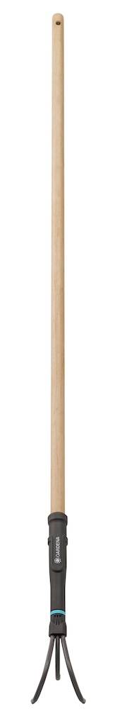 Gardena - Griffe piocheuse 9 cm - PureLine - manche bois FSC et dents acier - Image 1