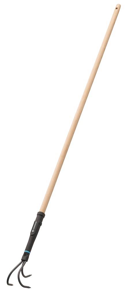 Gardena - Griffe piocheuse 9 cm - PureLine - manche bois FSC et dents acier - Image 2