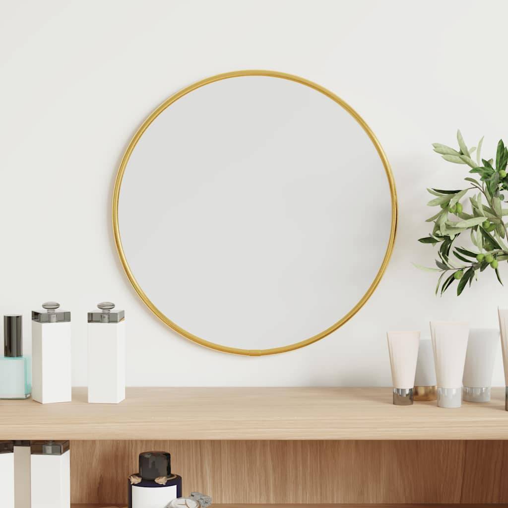 Maison Chic - Miroir mural - Miroir décoratif Doré Ø 30 cm Rond - Image 1