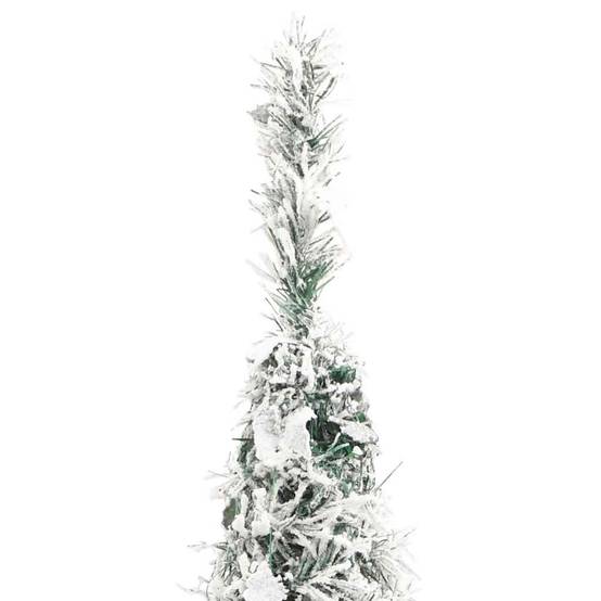 ComfortXL - Sapin de Noël Artificiel Escamotable Floconné Pré-éclairé 100 LED 150 cm – ComfortXL Outdoor Living - Image 7