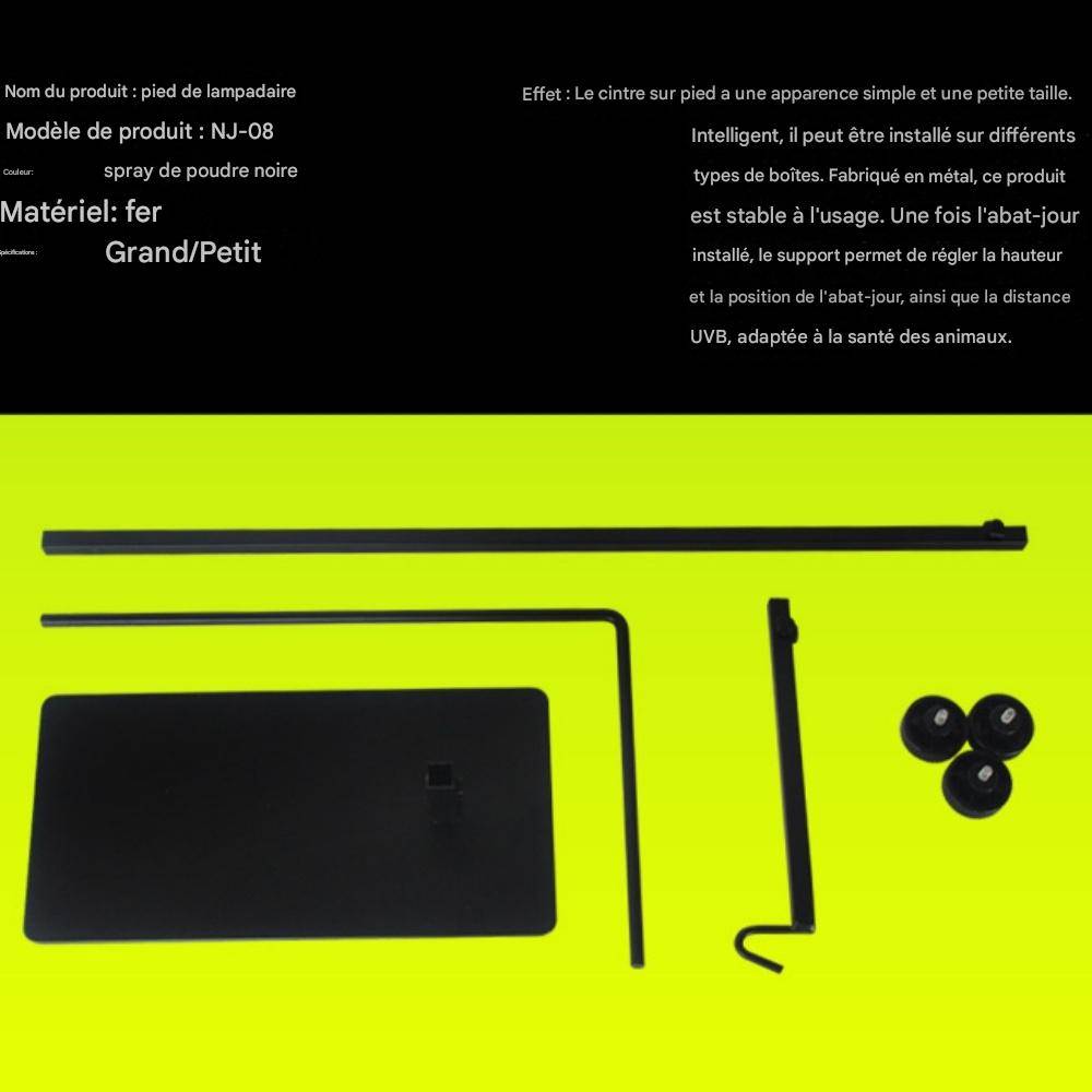 Support de lampe pour reptiles - Raccordement extensible - MCBOSON - Image 6