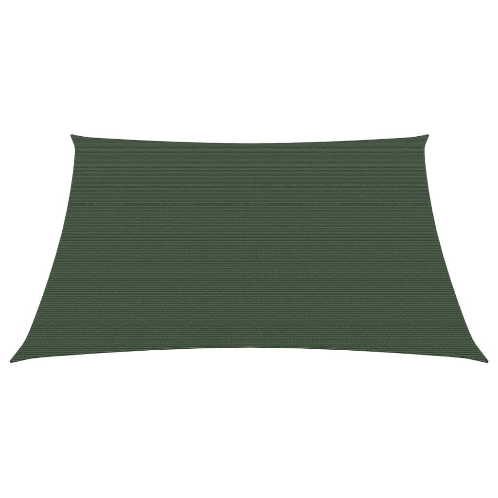 Helloshop26 - Voile d'ombrage 160 g/m² vert foncé 3 x 3 m PEHD - Imagen 2