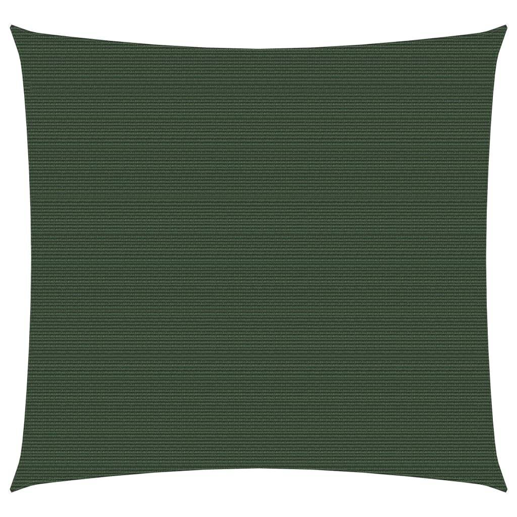 Helloshop26 - Voile d'ombrage 160 g/m² vert foncé 3 x 3 m PEHD - Imagen 1