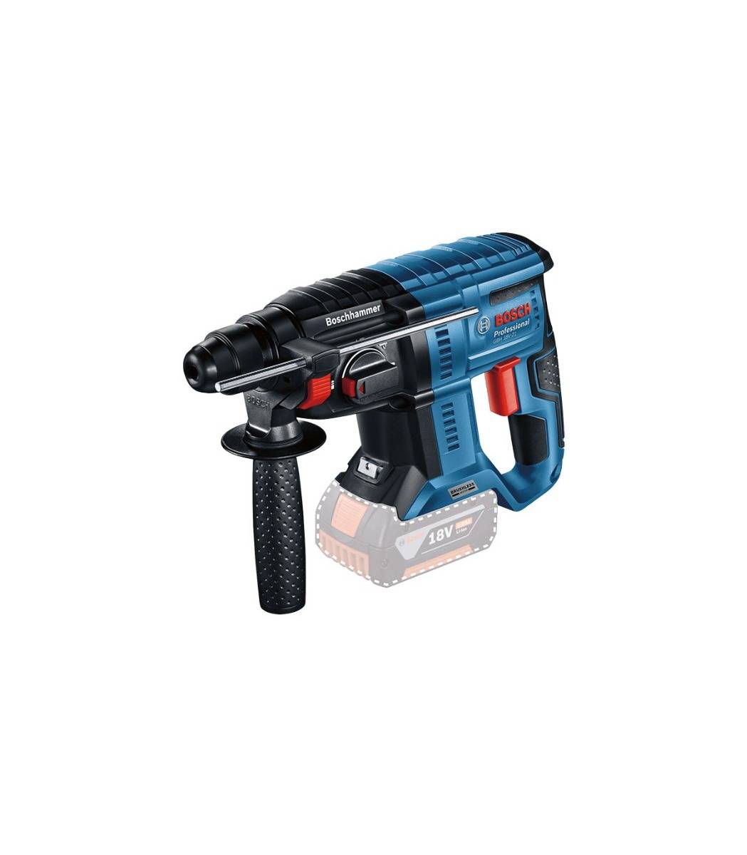 Bosch - Pack de 3 outils 18V PRO GSB 18V-45 + GWS 18-10 + GBH 18V-21 - BOSCH - avec 3 batteries 2x5.0Ah / 1x5.5Ah - chargeur - sac - 0615990N29 - Imagen 3
