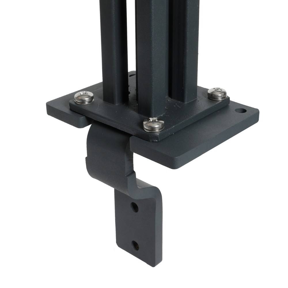 Decklinea - Support de Platine Fixation pour Muret - Clôture composite ou Aluminium - Imagen 2