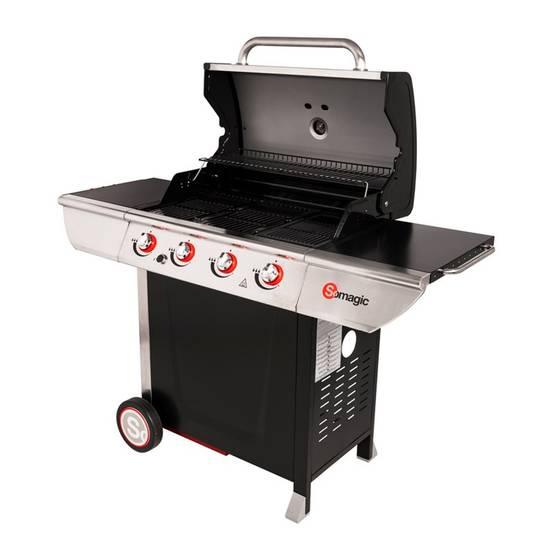 Somagic - MANHATTAN 400GPI barbecue à gaz 4 brûleurs 14kW - SOMAGIC - Image 4