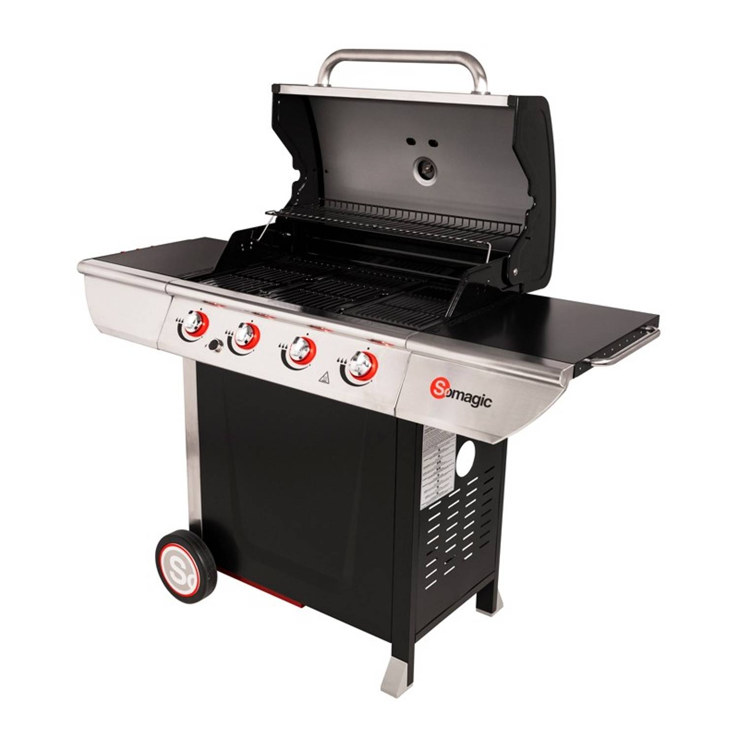 Somagic - MANHATTAN 400GPI barbecue à gaz 4 brûleurs 14kW - SOMAGIC - Image 4