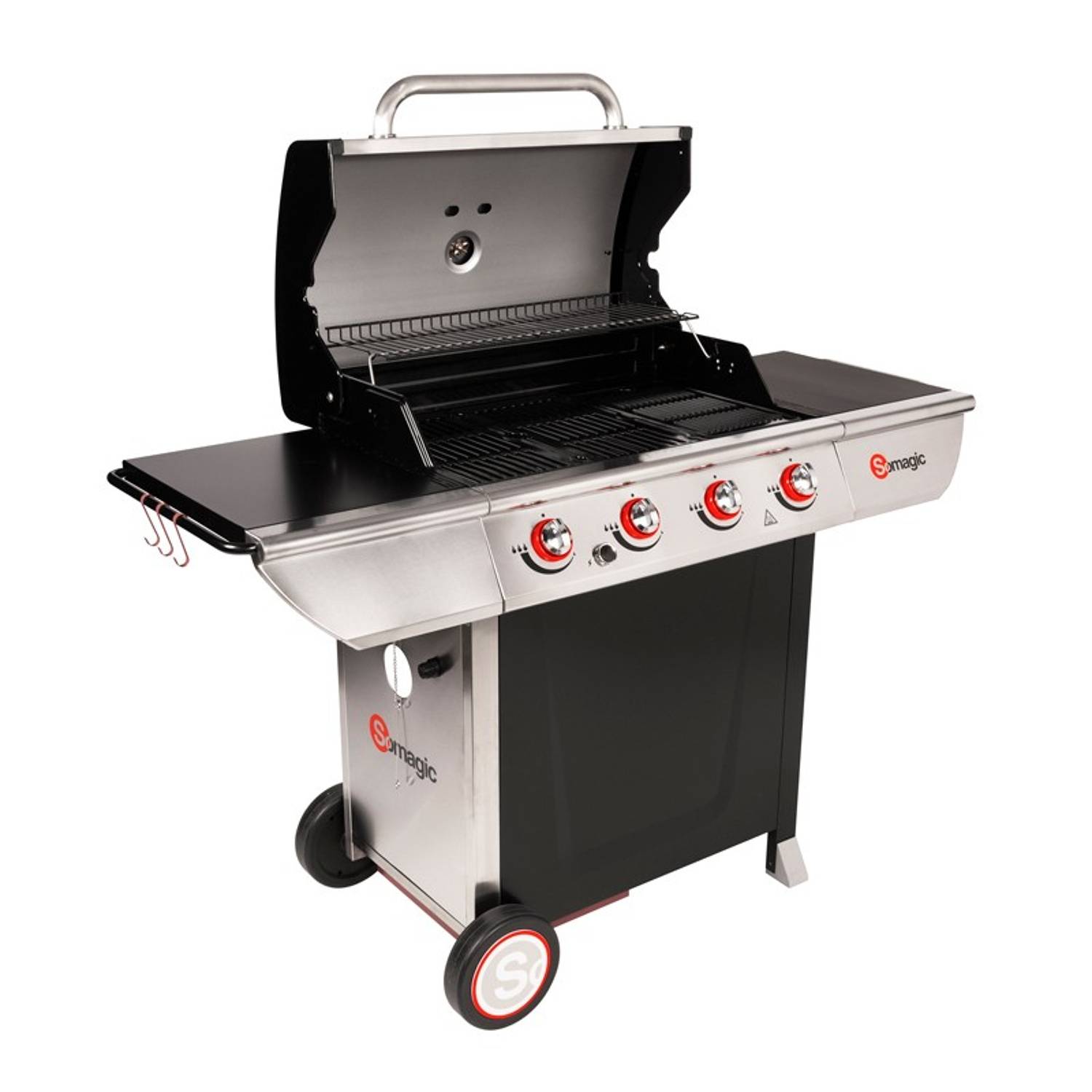 Somagic - MANHATTAN 400GPI barbecue à gaz 4 brûleurs 14kW - SOMAGIC - Image 6