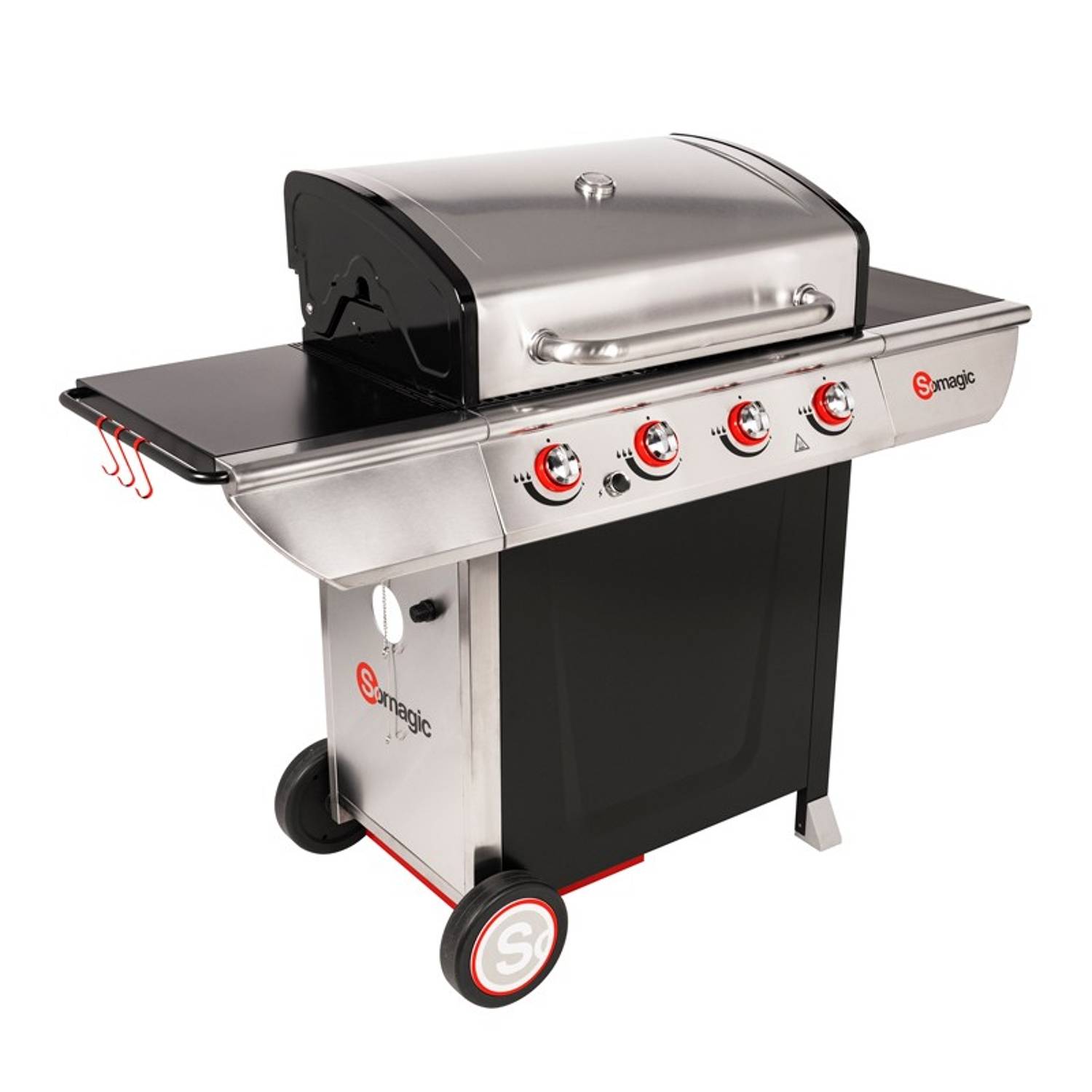 Somagic - MANHATTAN 400GPI barbecue à gaz 4 brûleurs 14kW - SOMAGIC - Image 3