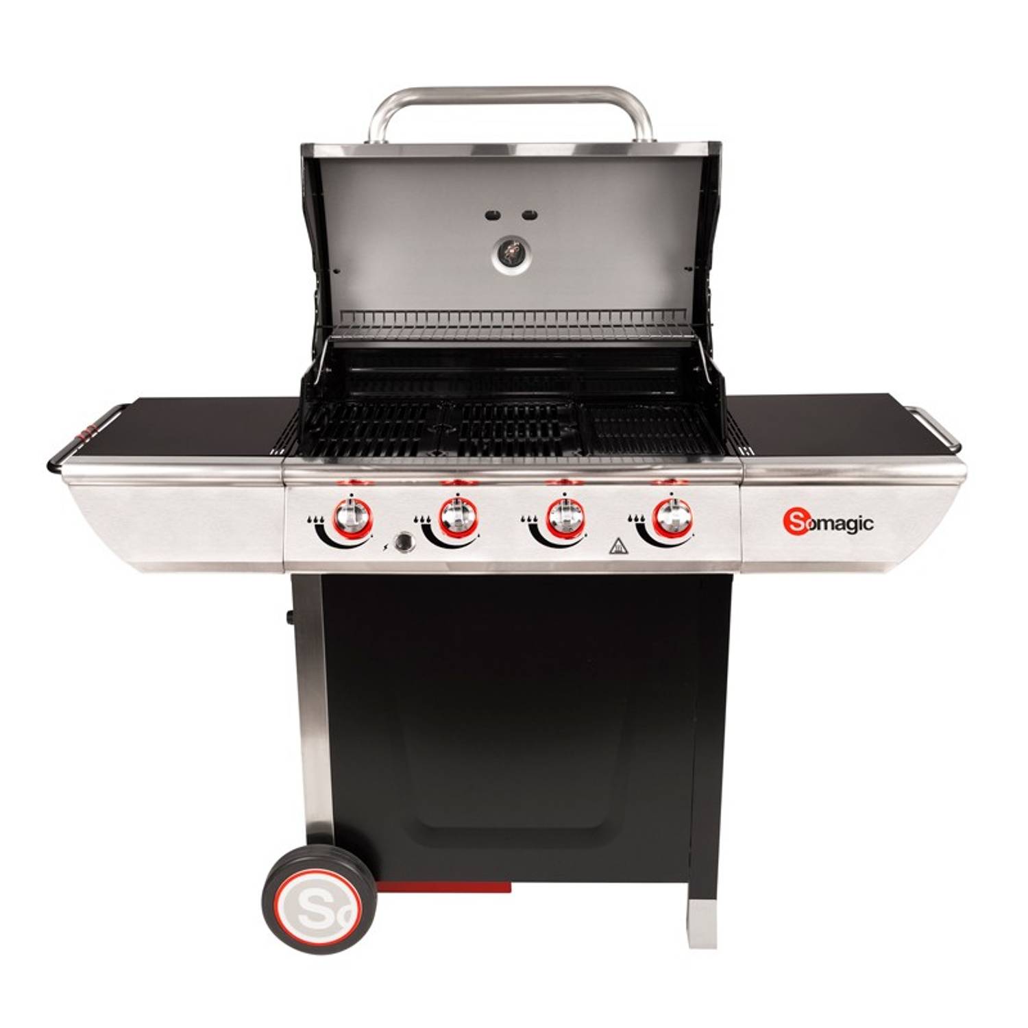 Somagic - MANHATTAN 400GPI barbecue à gaz 4 brûleurs 14kW - SOMAGIC - Image 5