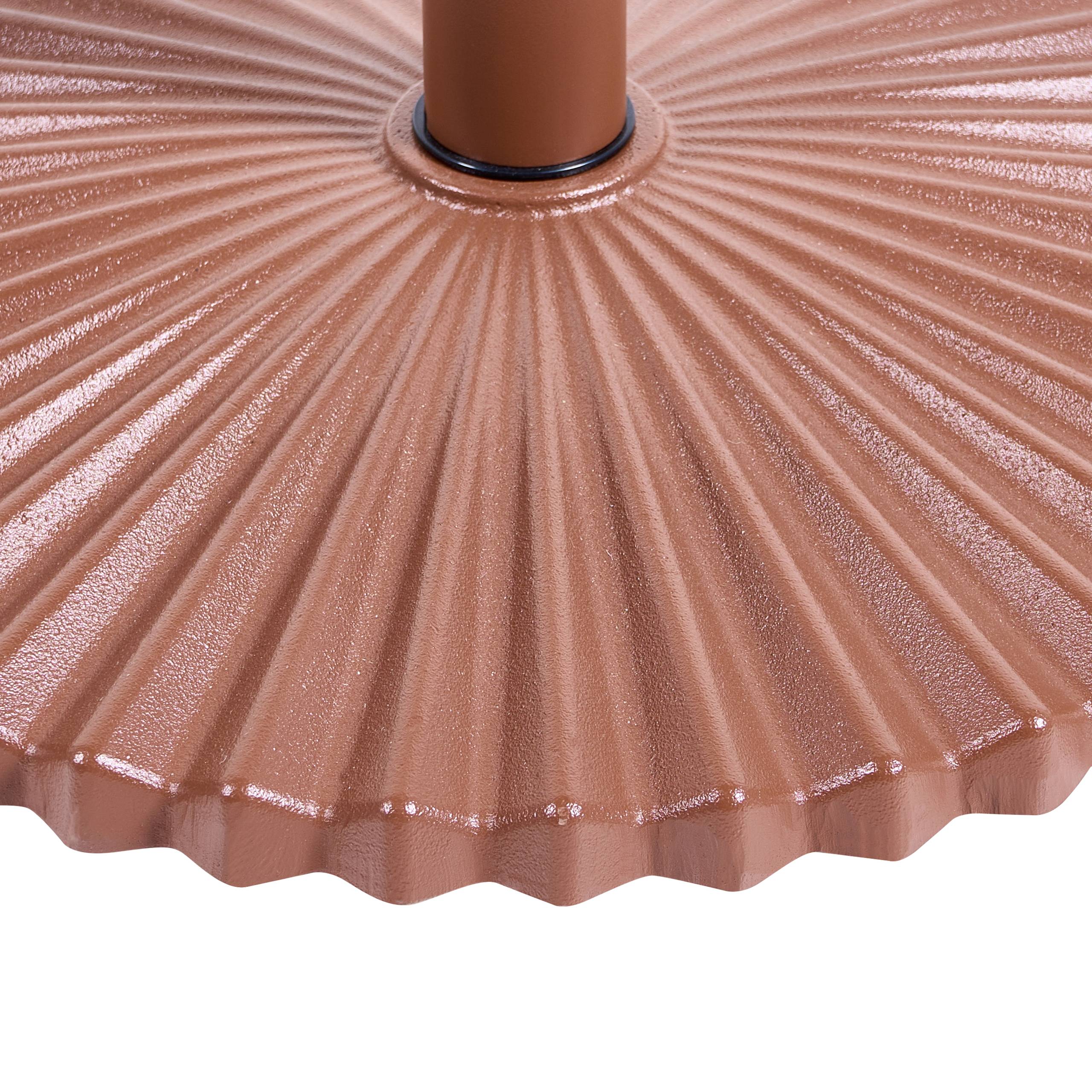 Accessoires de parasol Acier Marron CAREZZA - Beliani - Image 5