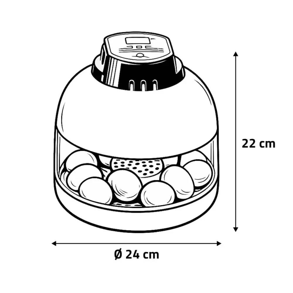 Autre - Kit Couveuse à retournerment manuel 12 oeufs + mire oeuf - Image 6