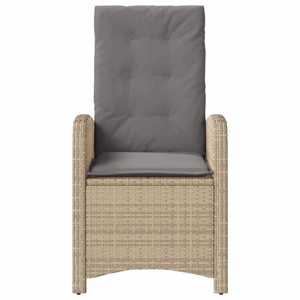 Prolenta Premium - Chaises de jardin rotin beige  57 x 58,5 x 93 cm  - Prolenta premium p3131.5 - Image 5