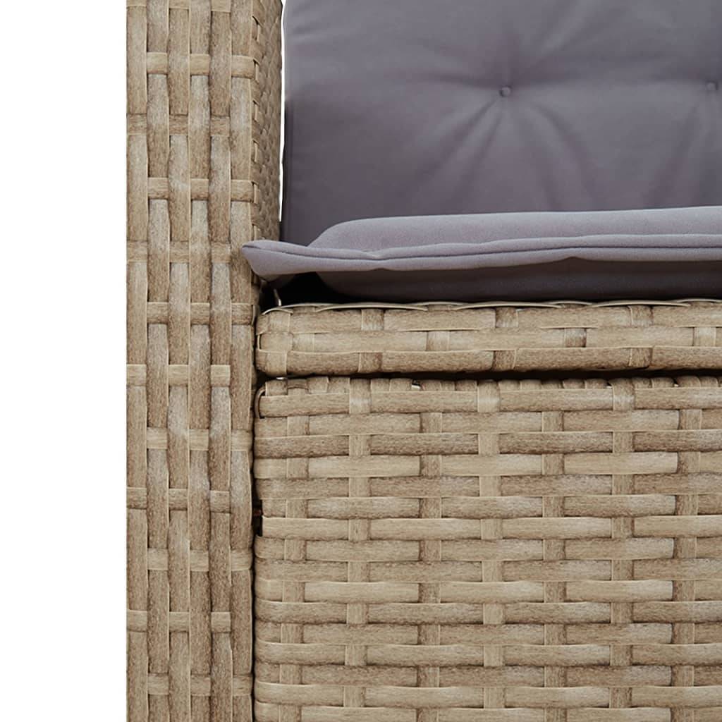 Prolenta Premium - Chaises de jardin rotin beige  57 x 58,5 x 93 cm  - Prolenta premium p3131.5 - Image 10