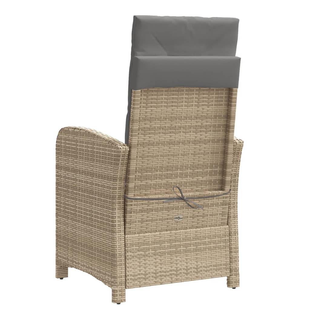 Prolenta Premium - Chaises de jardin rotin beige  57 x 58,5 x 93 cm  - Prolenta premium p3131.5 - Image 7