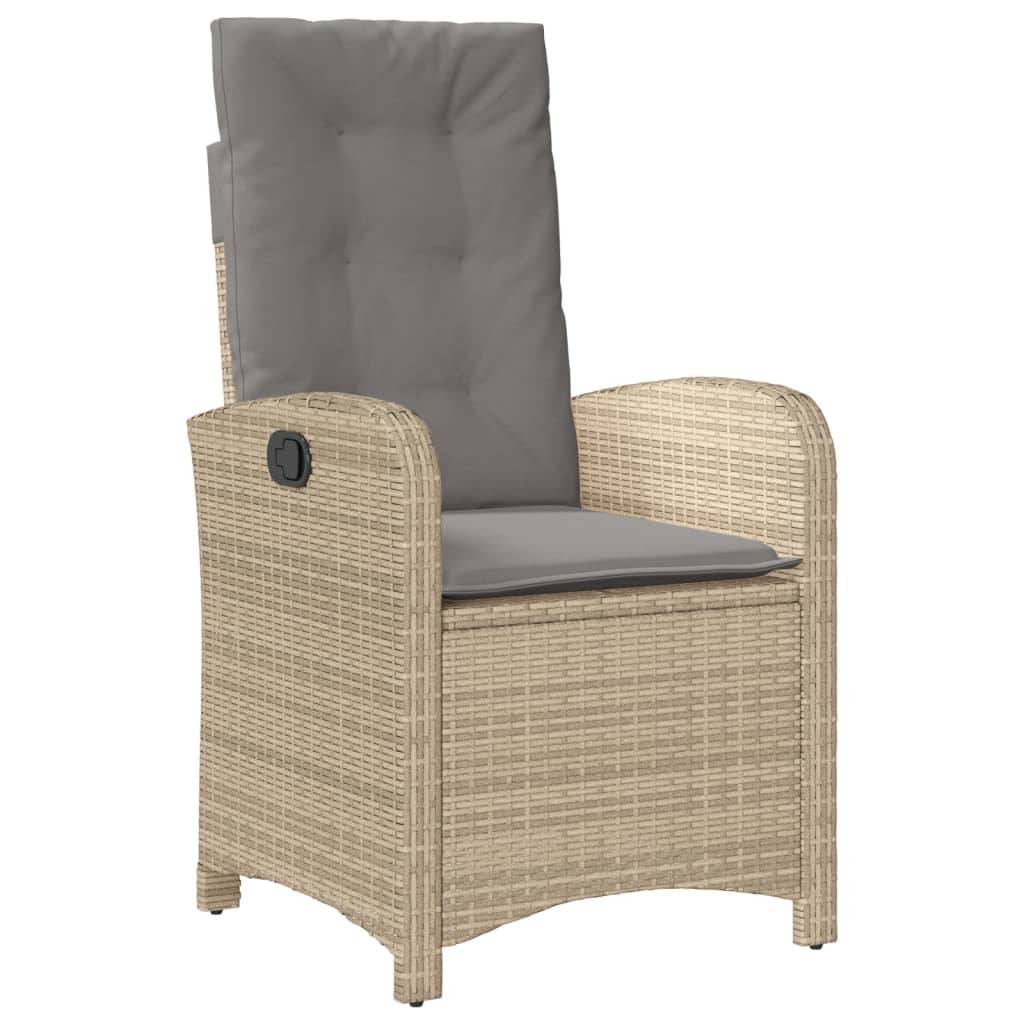 Prolenta Premium - Chaises de jardin rotin beige 57 x 58,5 x 93 cm - Prolenta premium p3131.5 - Image 4