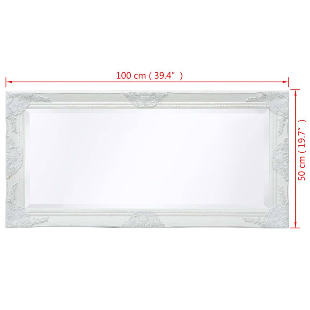Prolenta Premium - Miroir  Bryden Blanc  100 X 50 cm  - P87209B - Image 9