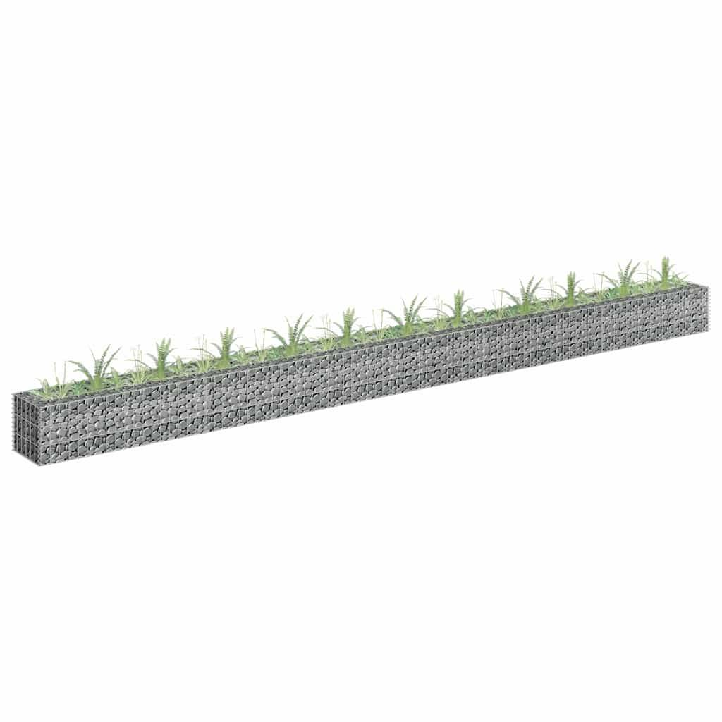 Vidaxl - Lit surélevé à gabion Acier galvanisé 450x30x30 cm vidaXL 145645